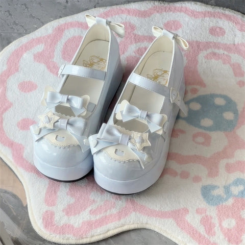 Authentic and original Japanese style round toe sweet women's shoes