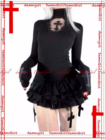 American style hollow cross tight suit