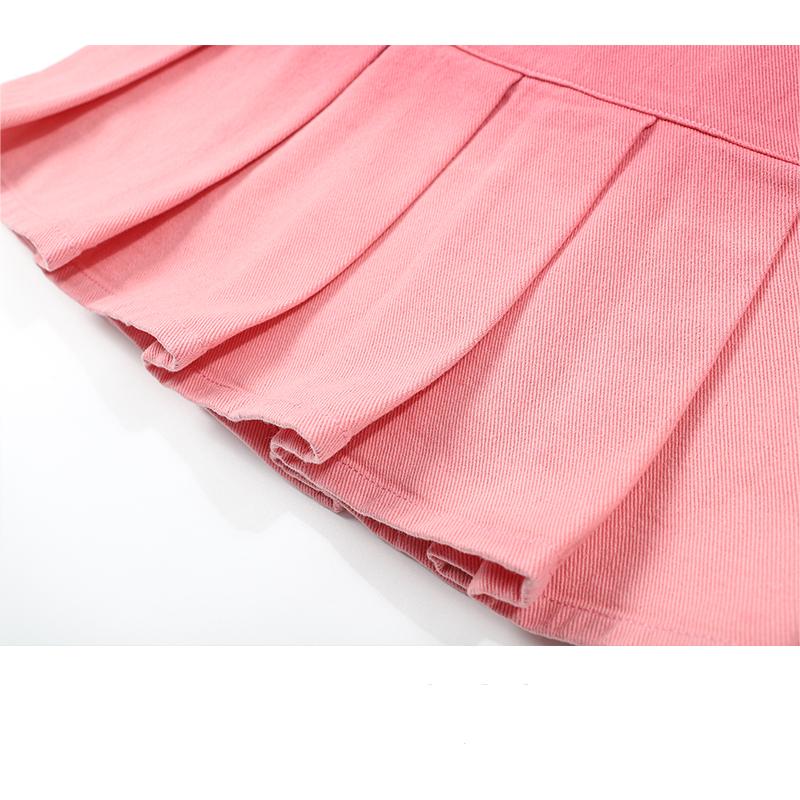 Brave Girl High-profile Eye-catching Pink Gradient Denim Skirt High Waist Mermaid Skirt - Jam Garden