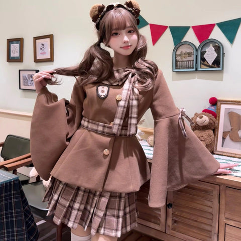 Short preppy lolita jacket