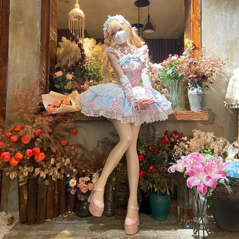 Handmade customized cute Lolita suit