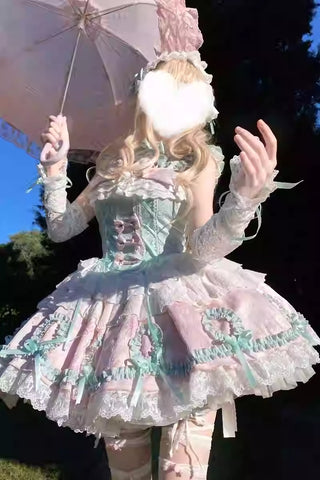 Handmade customized cute Lolita suit