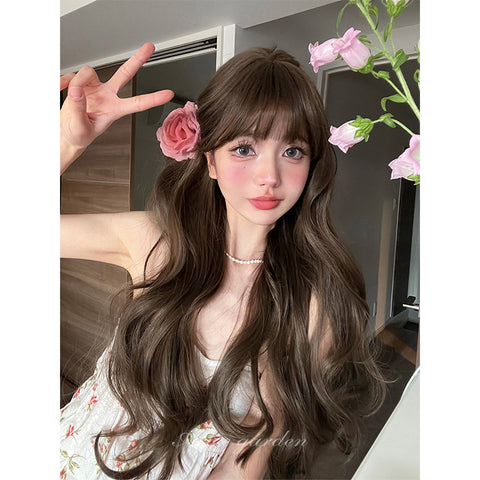 Wig women's fashionable lolita natural bangs