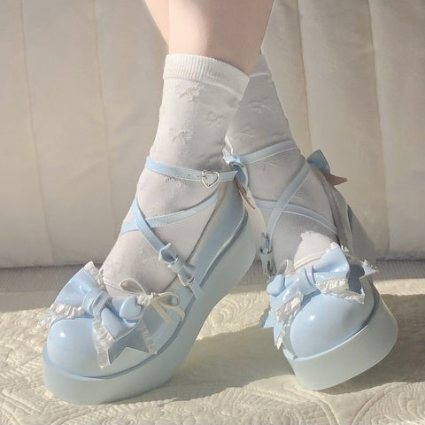 Original cute and sweet commuting Japanese lolita shoes