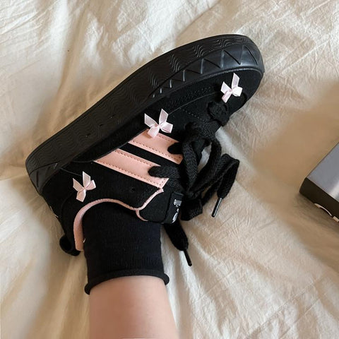 Original bow niche sneakers