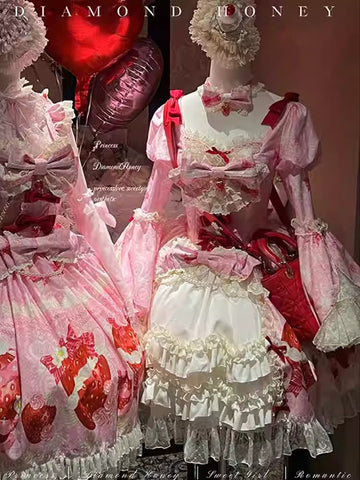 Strawberry Lolita Cake Dress