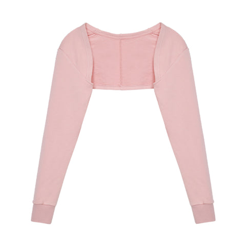 [Pink Cherry Blossoms] - Pink Cardigan Camisole High Waist Shorts Set - Jam Garden