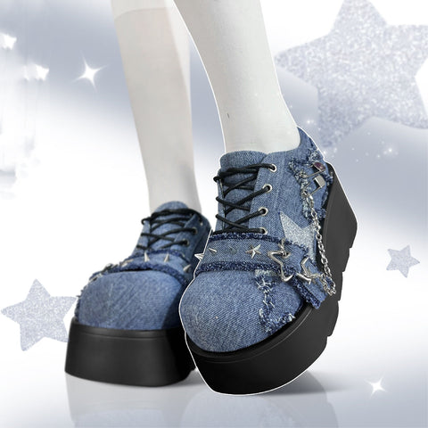 y2k thick-soled shoes hot girl lolita Asian style