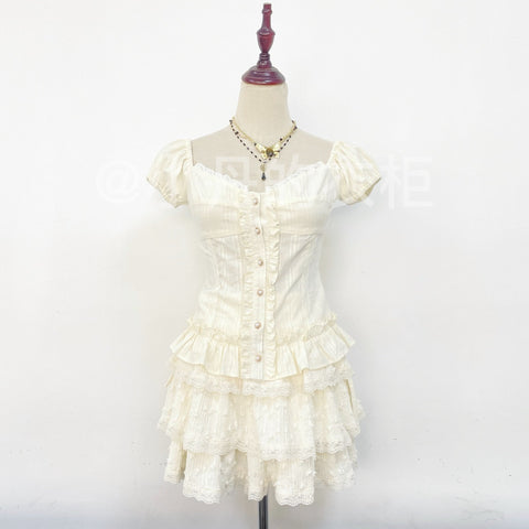 French cute design sexy elegant sweet shirt suit