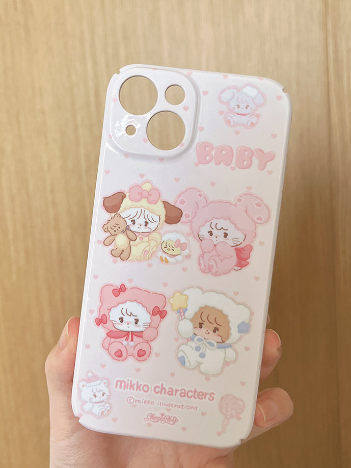 Mikko Print Cute Pink Original Phone Case - Jam Garden