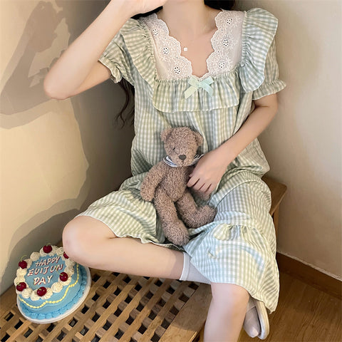 New short-sleeved cute princess style girl