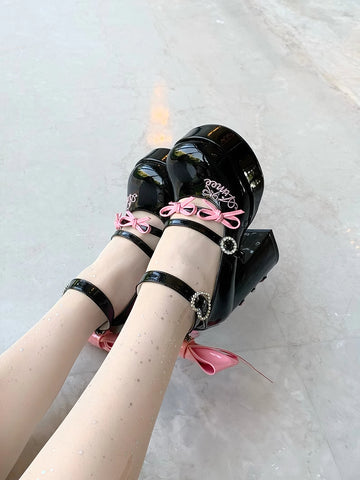 【Barbie girl】Barbie hot girl denim high heels