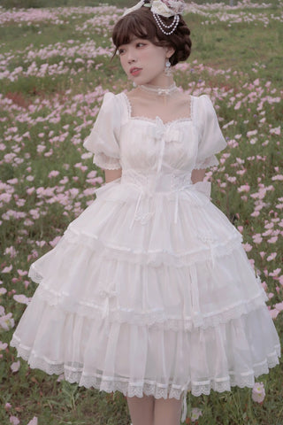 Miss Fula's light wedding lolita dress