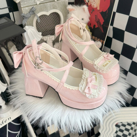 Original Lolita elegant high heel loa shoes