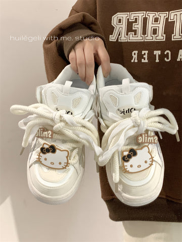 Hello Kitty Women's Casual Sneakers Cotton Shoes