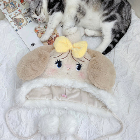 Mikko Cute Animal Plush Rabbit Ears Cat Ear Hat