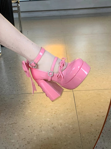 【Barbie girl】Barbie hot girl denim high heels