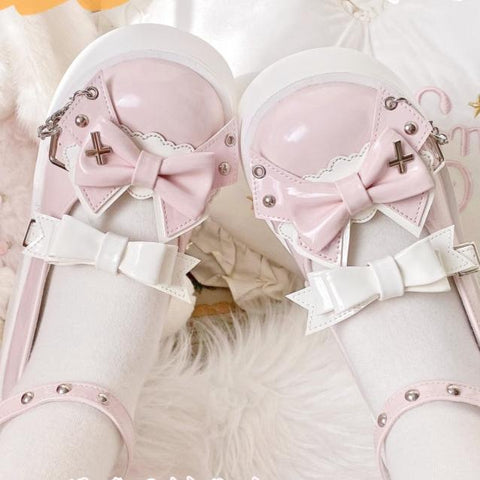 Punk thick-soled sweet and cool hot girl lolita shoes