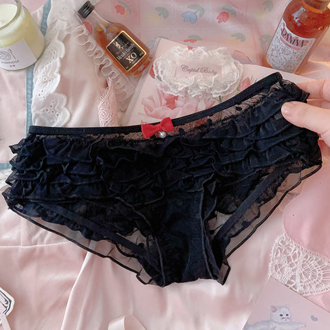 Sexy Cute Vintage Lolita Lace Cake Barbie Panties