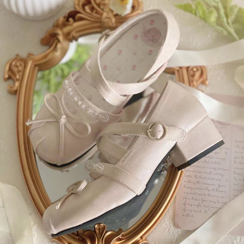 Ballet Bow Elegant Strappy Shoes