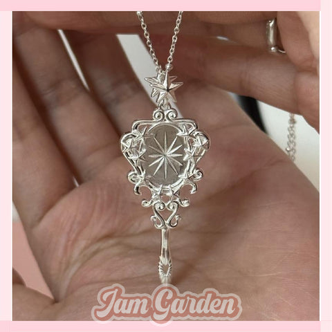 Star mirror pendant original niche necklace