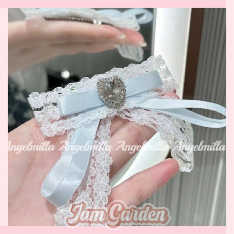 ins pure desire girlish atmosphere lace bow