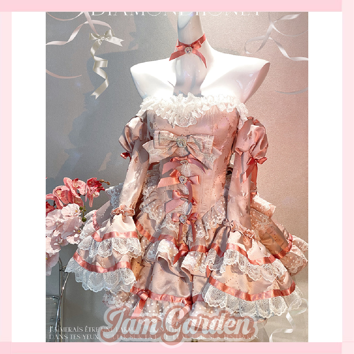 DH Girl's Dream·Romantic Sweet Princess Style Bow Dress