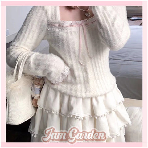 Sweet And Gentle Girly Fleece Sweater Inner Layer For Autumn And Winter