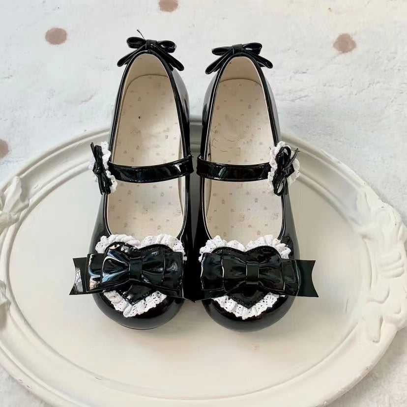 Sweet Cute Mary Jane Lolita Thick Bottom Shoes