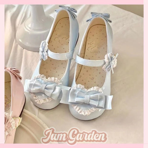 Sweet Cute Mary Jane Lolita Thick Bottom Shoes