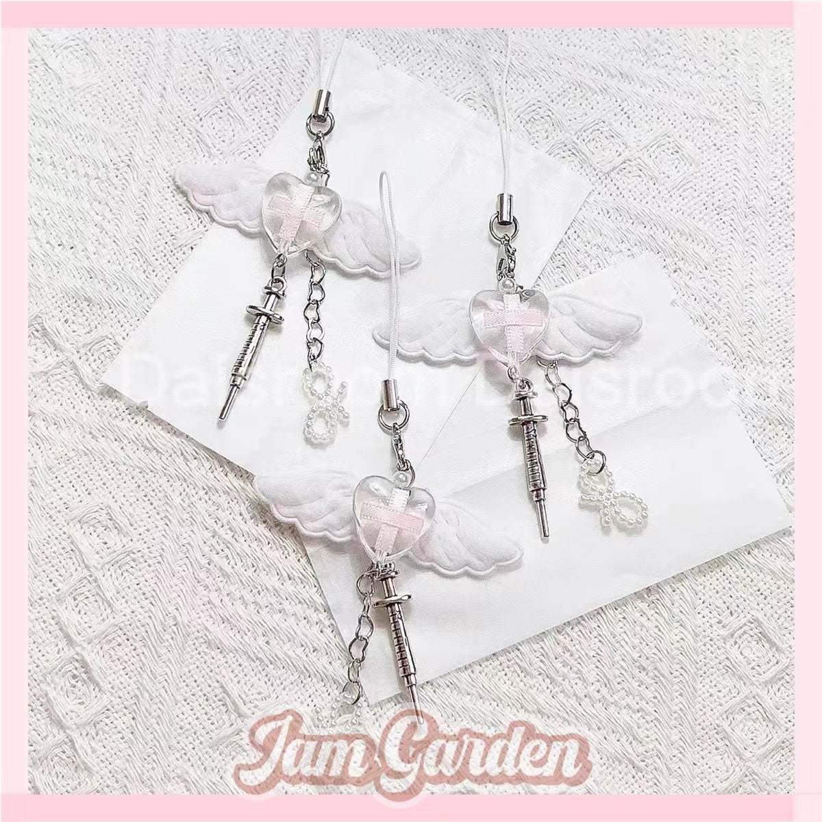 Japanese Style Cute Handmade Beaded Pendant Key Chain