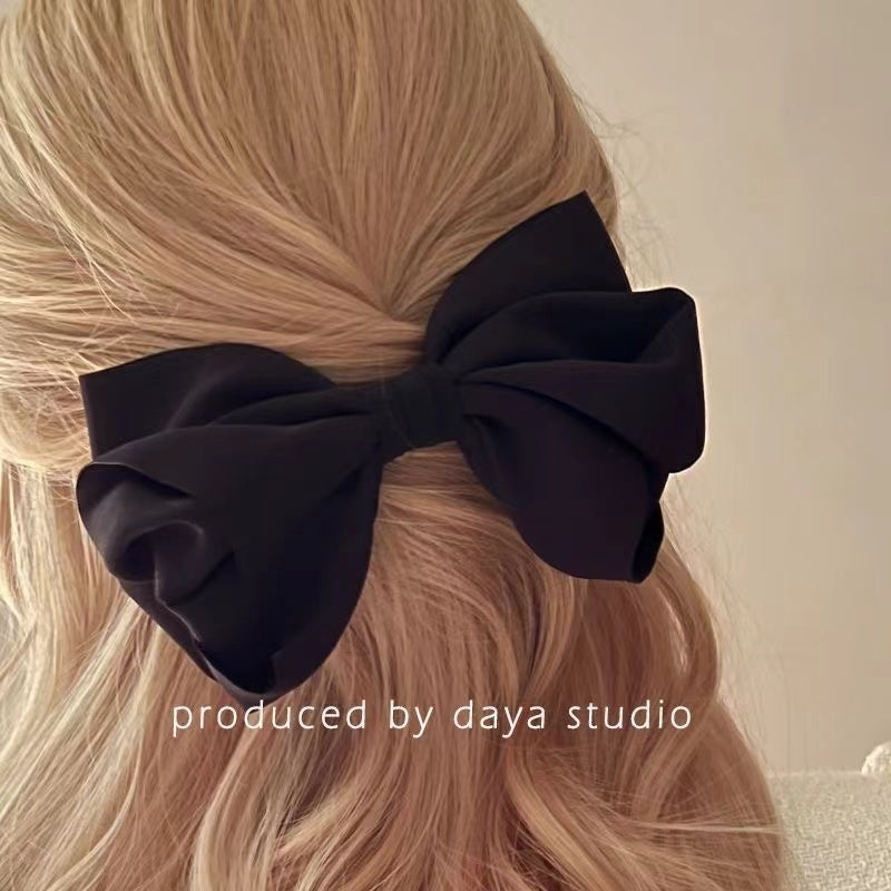 Girly French Retro Bow Niche Design Sweet Ins Hair Clip