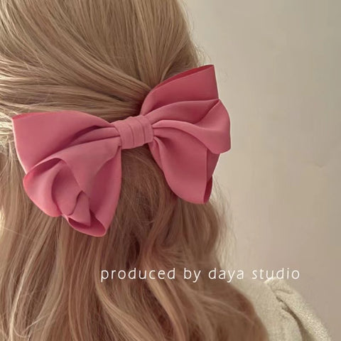 Girly French Retro Bow Niche Design Sweet Ins Hair Clip
