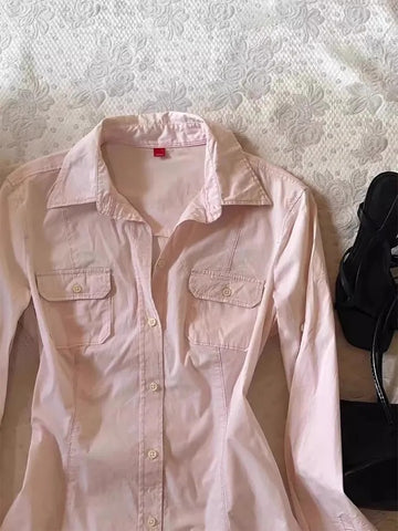 American vintage pink shirt