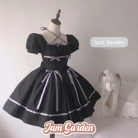 [Ribbon Girl] - Original Design Lolita Dress (6 colors) - Jam Garden