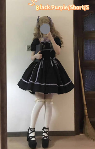 [Ribbon Girl] - Original Design Lolita Dress (6 colors) - Jam Garden