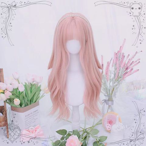 [Love Letter] - Pink Curly Wig - Jam Garden